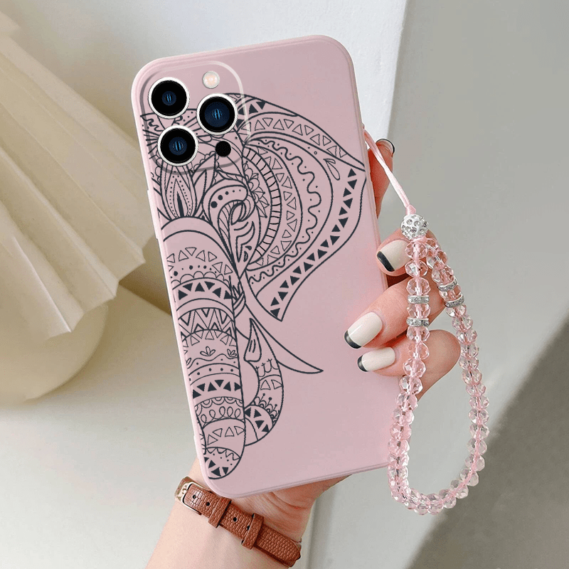 Luxury Diamond Strap Bracelet Wave Water Ripple Phone Case For