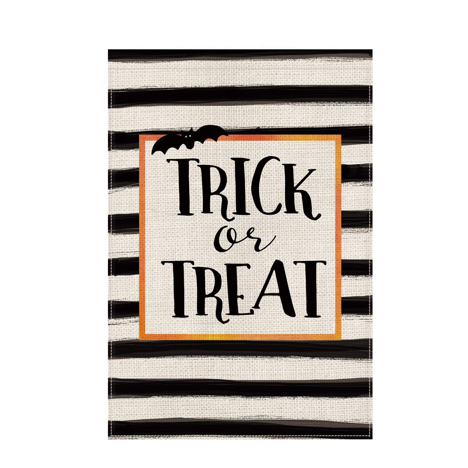 1pc Trick Or Treat Garden Flag Vertical Double Sided Halloween Welcome 