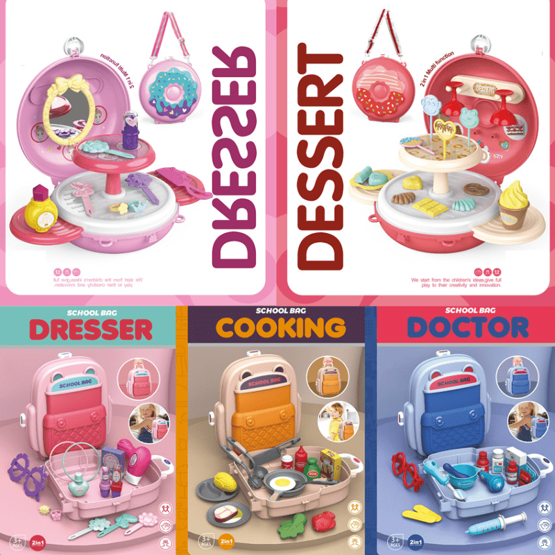 38Pcs Miniature Food, Fun Kitchen Mini Food Toys to Child Cosplay,  Including Fast Food Sets of Food and Drink, Suitable for Dollhouses and  Kitchen