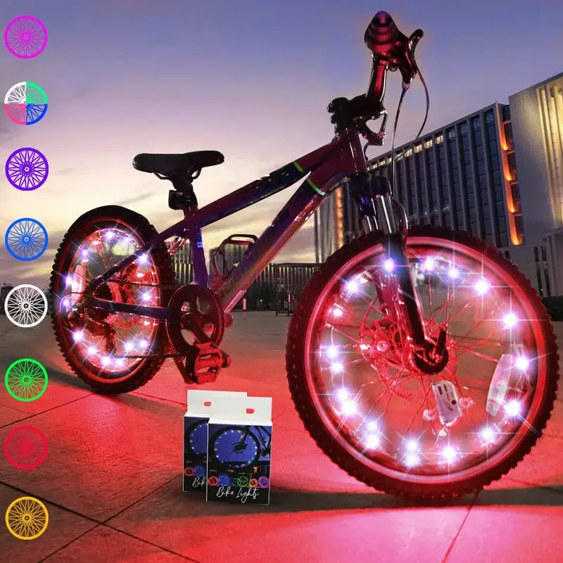 Ultra Bright Led Bike Wheel Lights Night Riding Safety - Temu