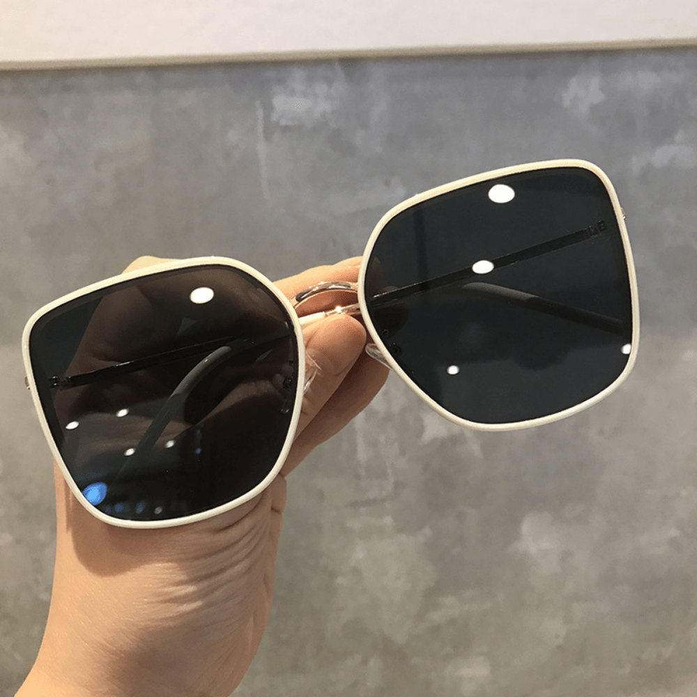 Women Men Sunglasses Mirror Lens Oversize XXL Big Fashion Trend Lens Huge  Square