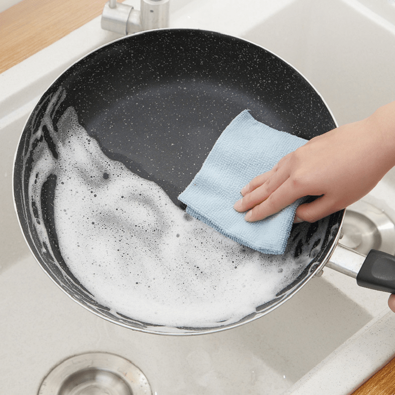 1pc Kitchen Dishwashing Rag