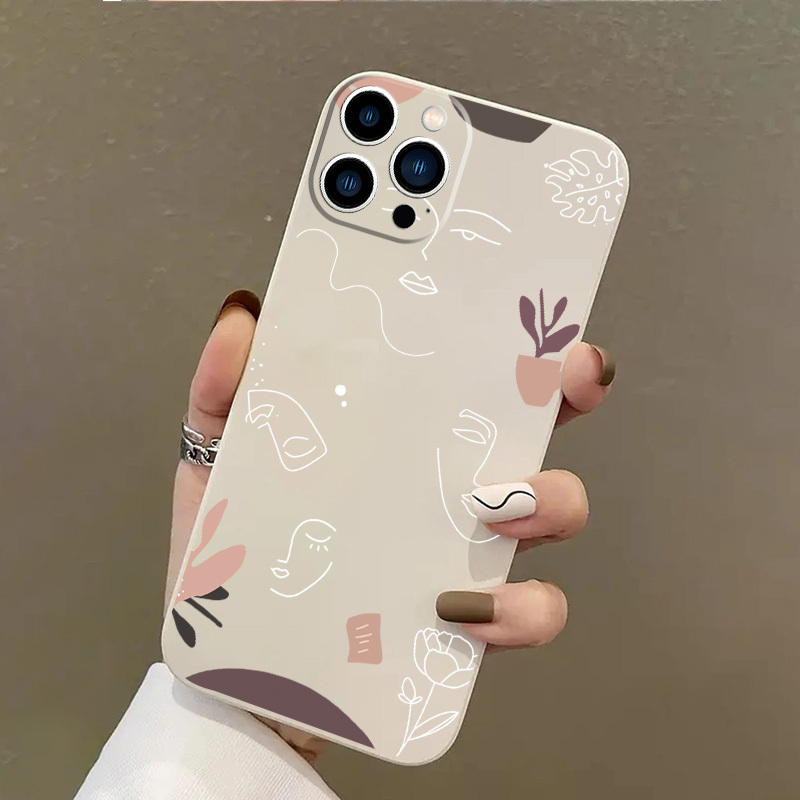 half face graphic printed phone case 14 Temu Ireland