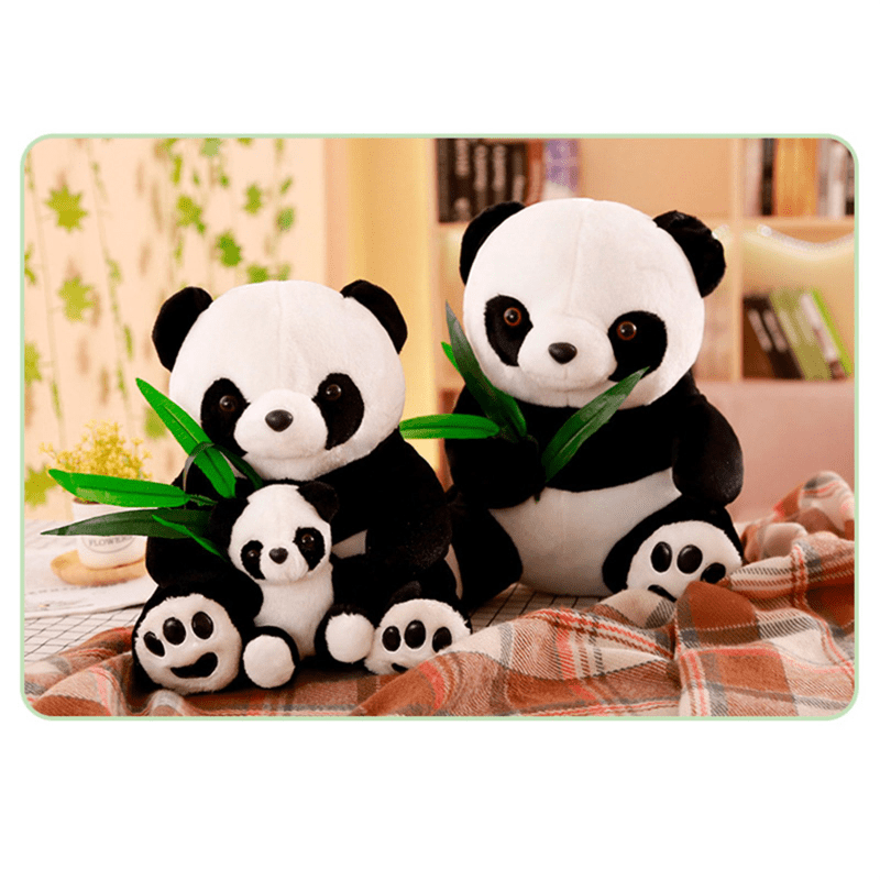 Animales de peluche de panda con juguete suave para bebé - Temu Chile