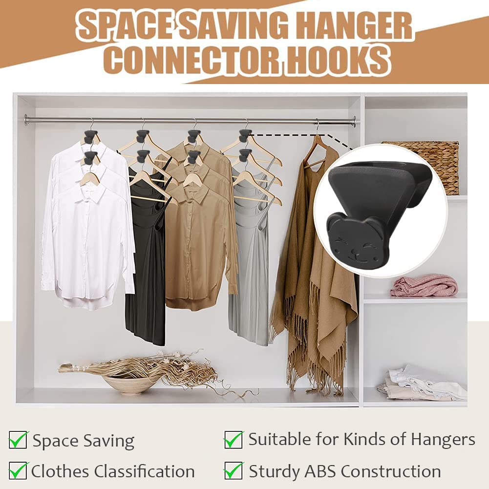 Multifunctional Hanger Connection Hook, Space Saving Triangles Hanger Hooks  For Hanging Clothes, Cascade Hangers To Create Up To 3x More Closet Space -  Temu