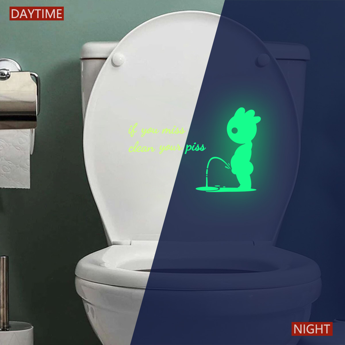 Does your toilet glow? 