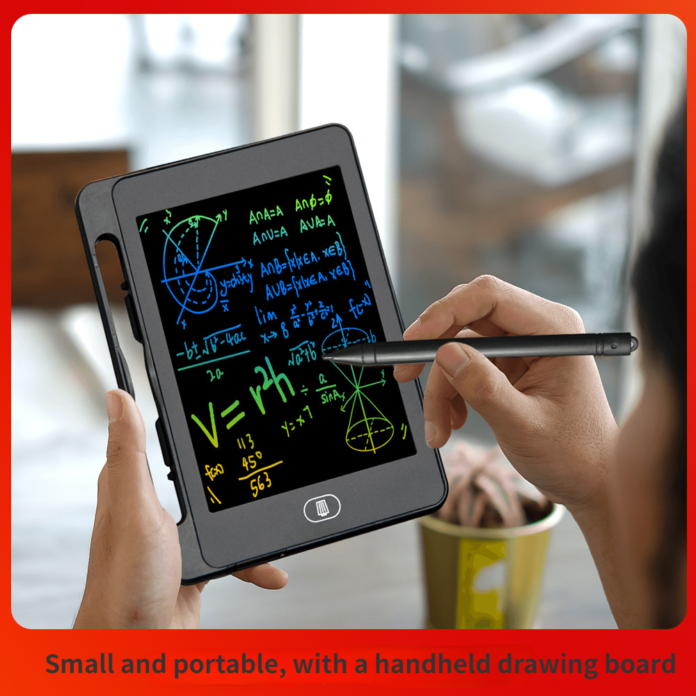 LCD Writing Tablet, 9 Inch Cartoon Handwriting Pad, Electronic