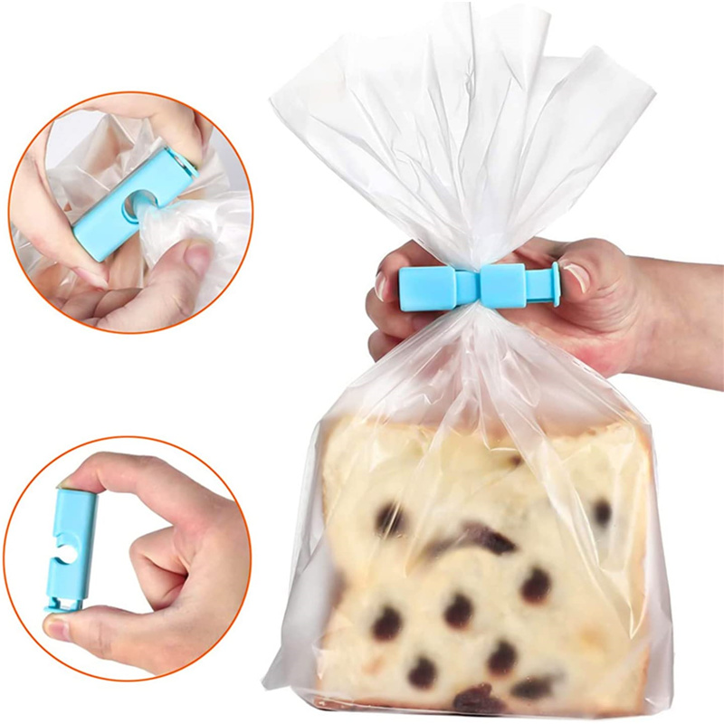 Snack Clips For Bags 6 Pcs ABS Food Bag Clips Universal Kitchen