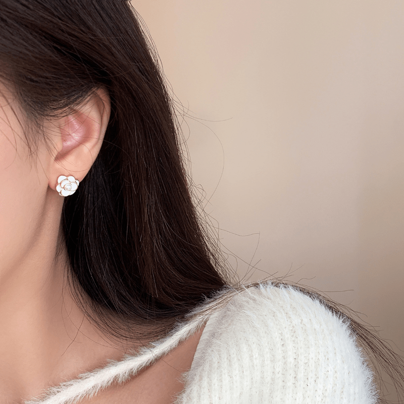 High end deals elegance white earring