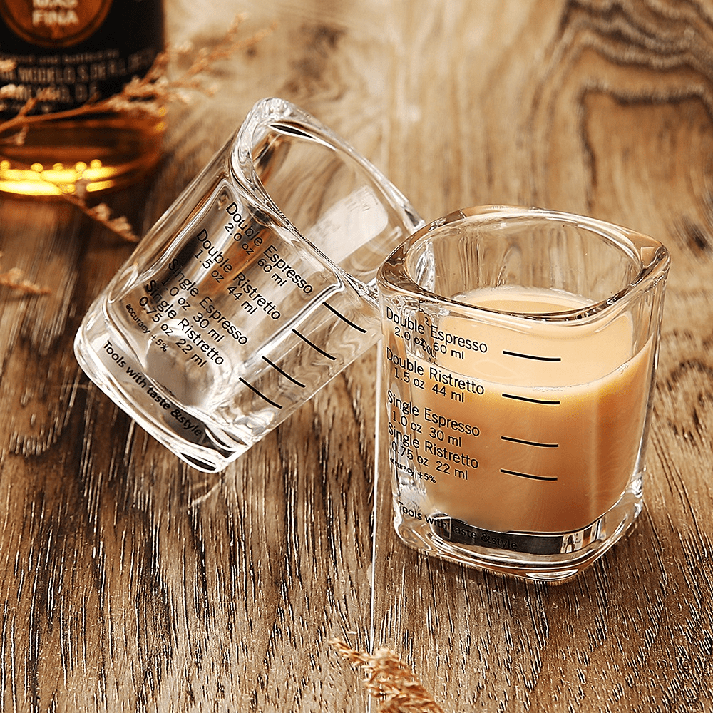 6pcs 30ml Shot Glass Set Heavy Base Clear Double Whisky Brandy Vodka Rum  Tequila Glass Cup Bar Party Wine Glasses Creative Gifts - AliExpress