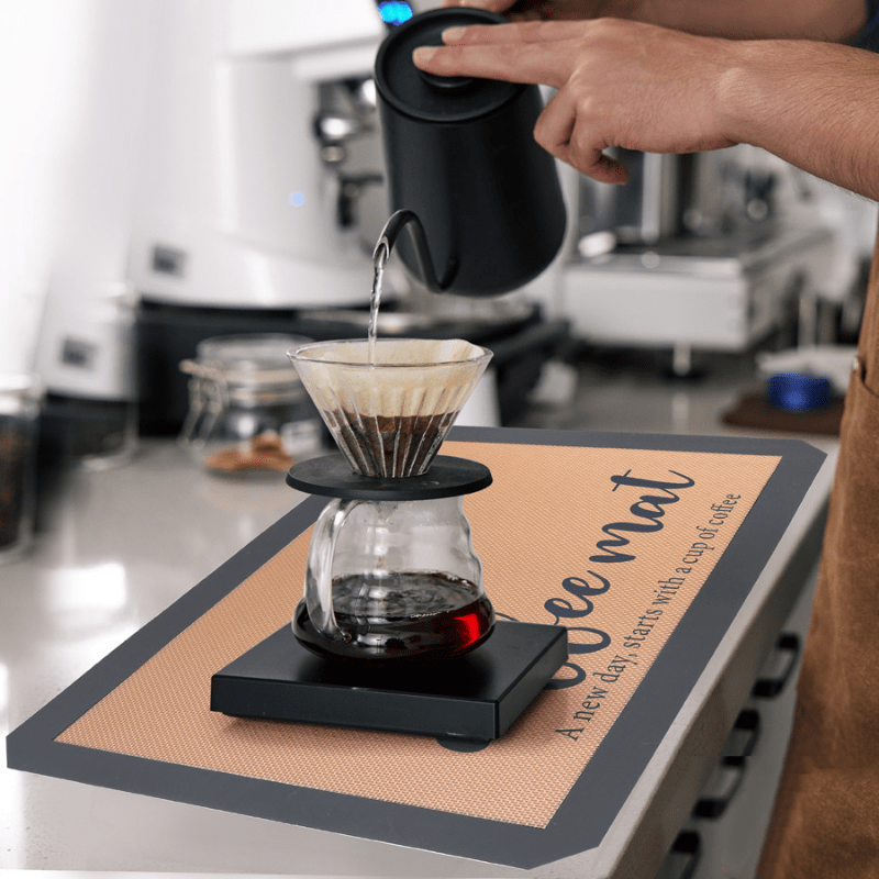 Super Absorbent Coffee Mat Large Absorbent Draining Mat - Temu