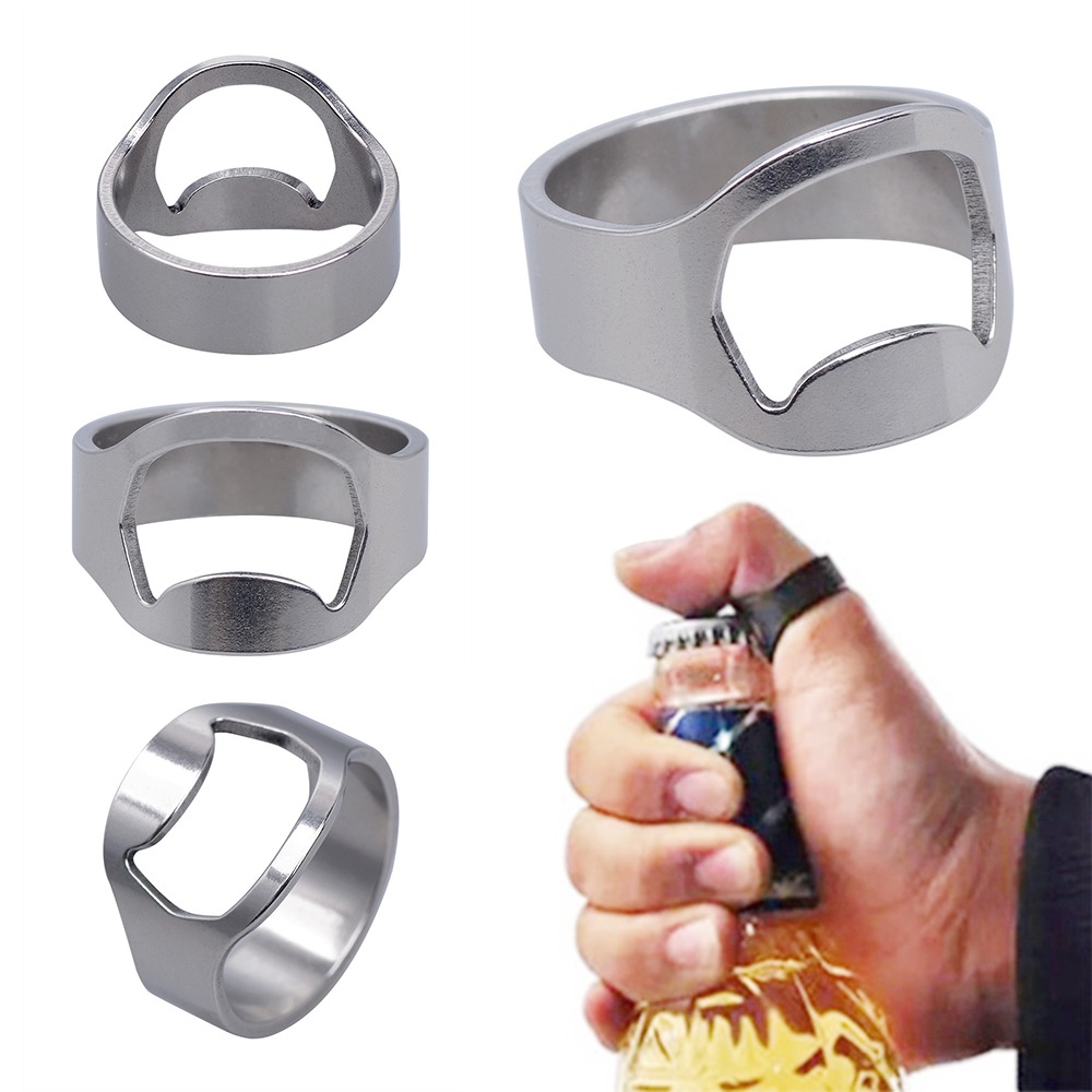 Metal Manual Creative Beer Opener Ring, Easy Grip Jar Opener Under Counter  Can Opener, Kitchen Tool, Kitchen Gadgets - Temu