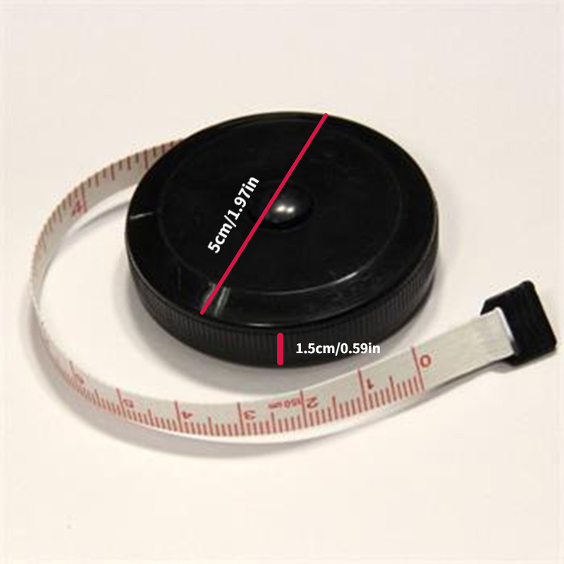 1.5 Meter Automatic Retractable Small Tape Measure Ruler Random Color