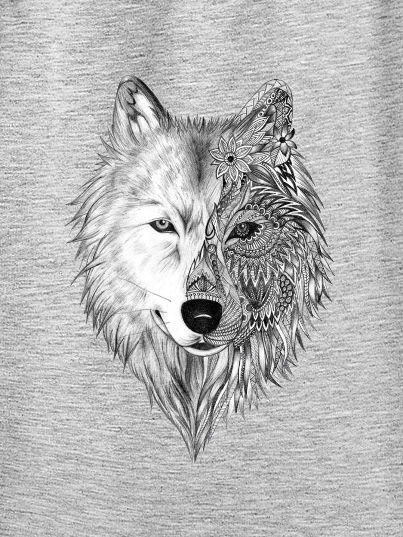 Men's Wolf Pattern High Stretch Breathable Soft Quick Drying - Temu Canada