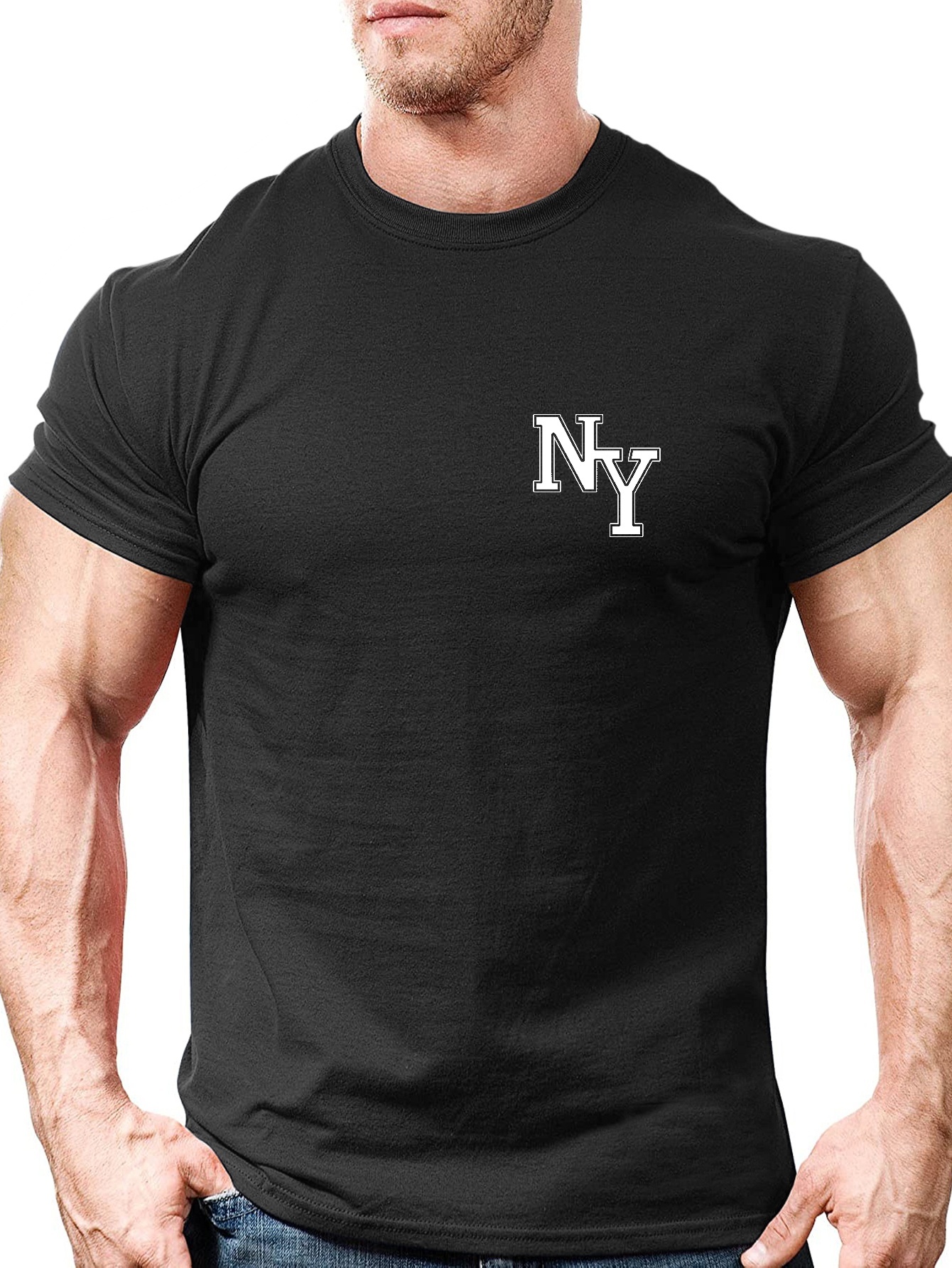 Women's New York Yankees Rhinestone Baseball V-neck T-Shirt