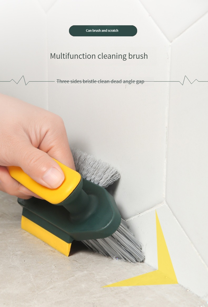 1PC new household cleaning tools, floor seam brush, scraping brush,  integrated bathroom floor brush, bathroom bathroom wall corner cleaning  brush