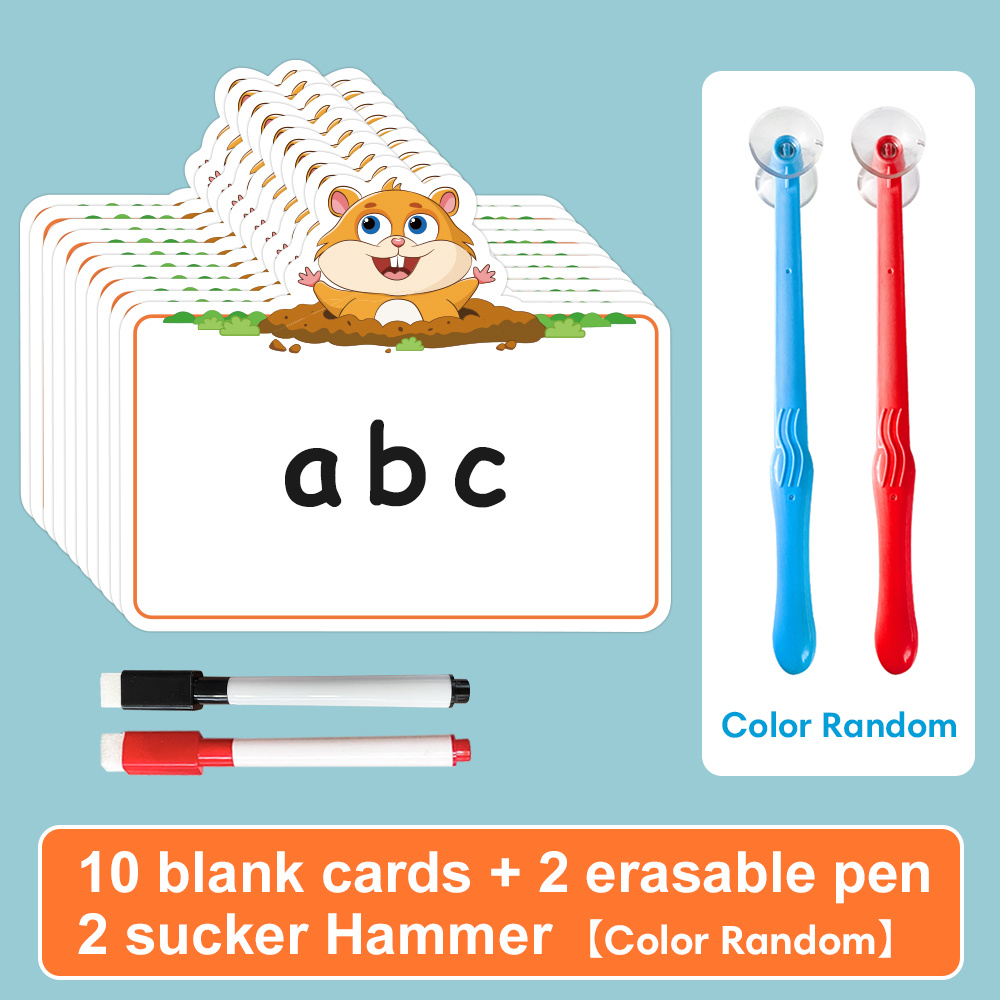 Hamster Written Card Rewrittable Board Kids Words Learning - Temu Malta