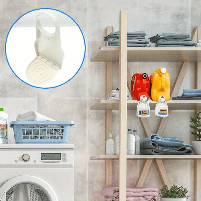 Laundry Detergent Cup Holder, Laundry Fabric Softener Soap Dispenser Drip  Catcher, Firmly Hold on Laundry Bottle Spouts, Keep Washer, Dryer and