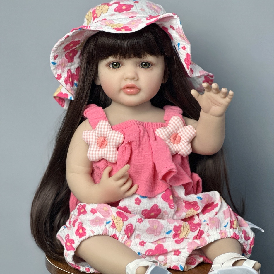 ZIYIUI Reborn Dolls Girl 55cm 22 Inch Soft Silicone Vinyl Reborn Baby Girl  Handmade Newborn Sleeping Girl Birthday Gifts Reborn Dolls