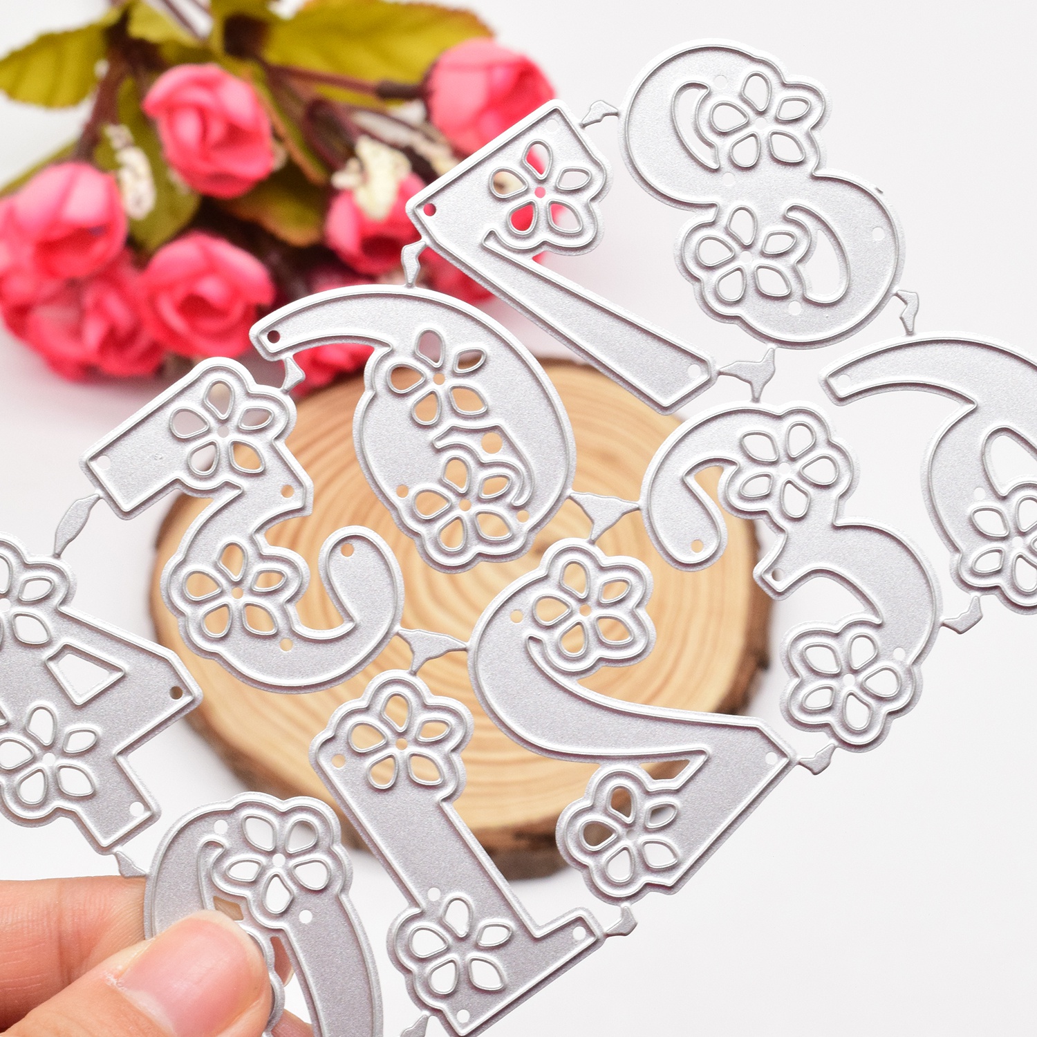 DTTBlue 25/50 Years Anniversary Metal Cutting Dies Branch Letter  Scrapbooking Making Cards Decorative Embossing DIY Crafts, Hand Tools -   Canada
