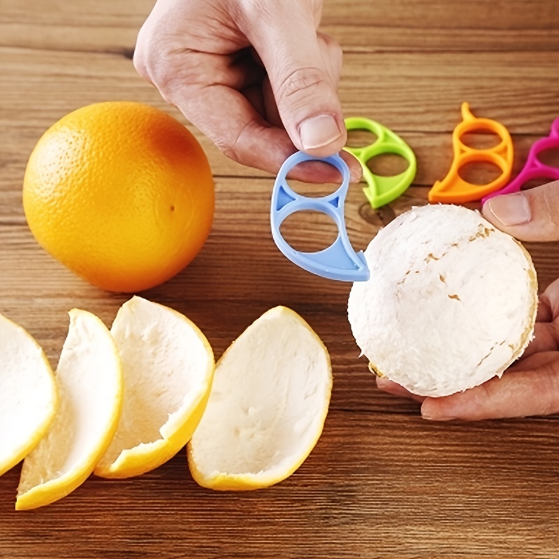 Set of 2 Kitchen Tool Orange Peeler Lemon Grapefruit Citrus Fruit Peelers  Gadget