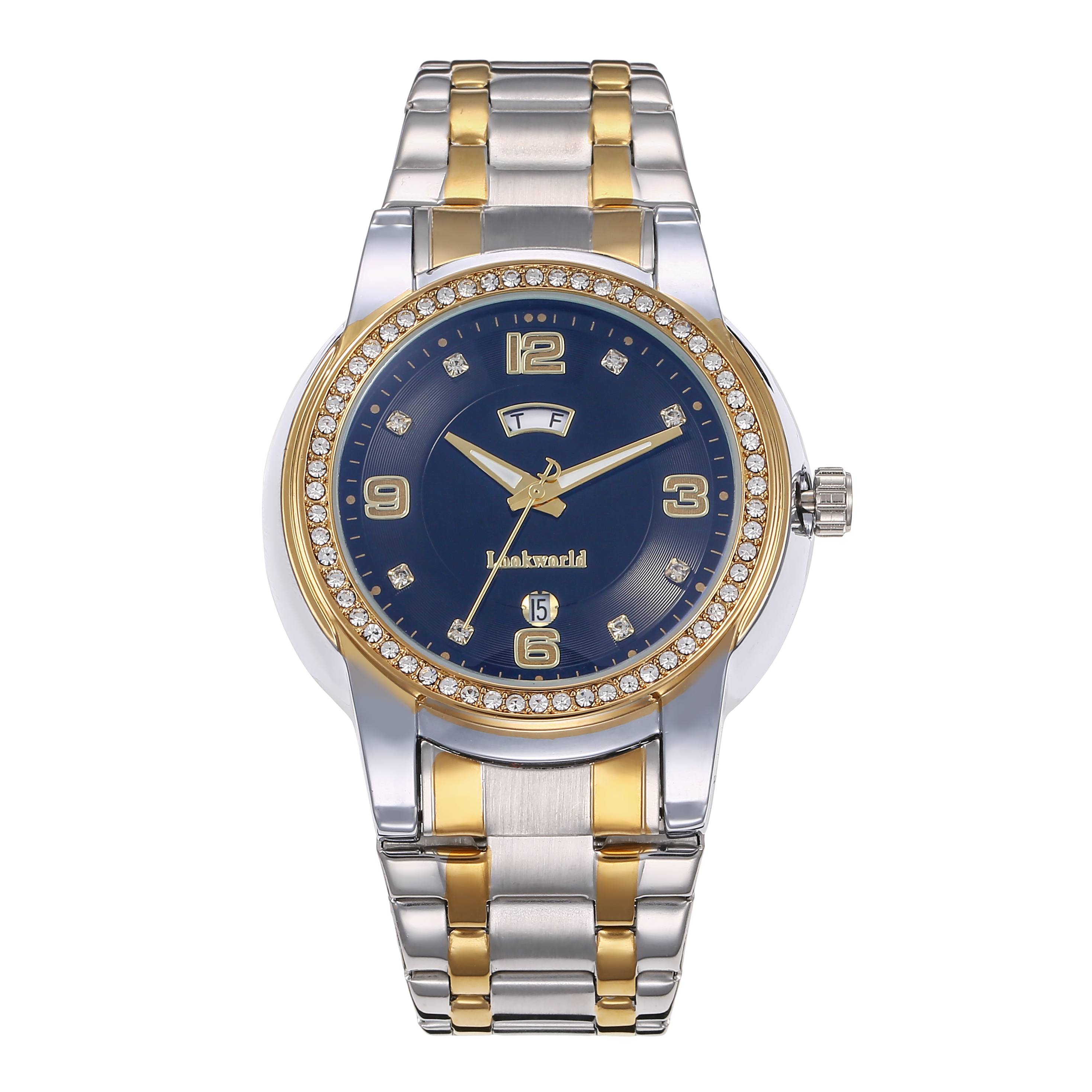Reloj de lujo para mujer - Reloj resistente al agua con diamantes de  imitación de acero inoxidable