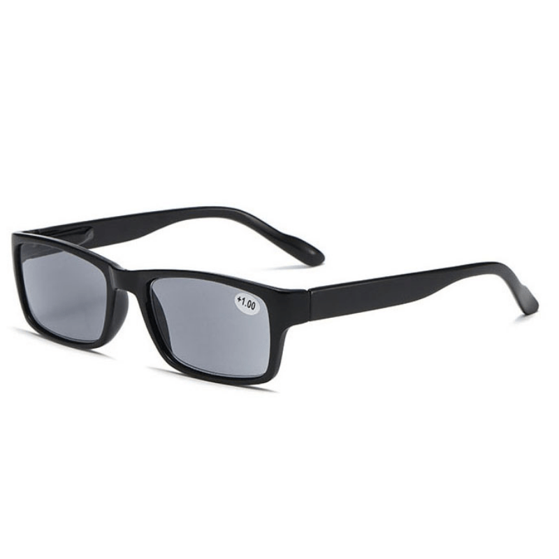 HD Gray Light Blocking UV PC Reading Glasses With Case