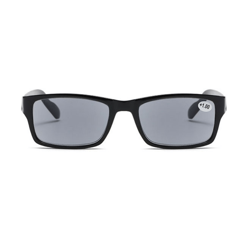 HD Gray Light Blocking UV PC Reading Glasses With Case