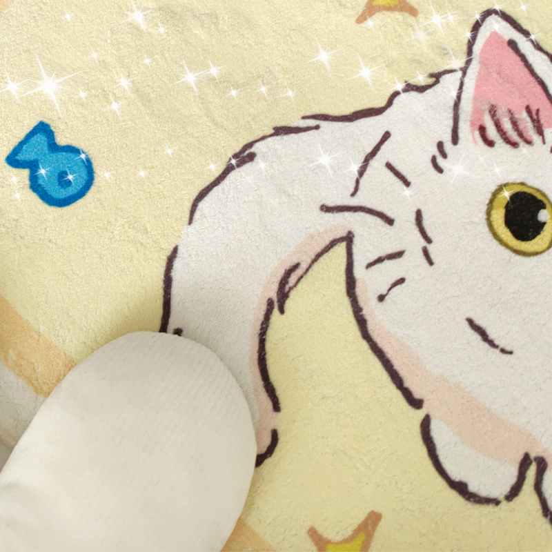 Cute Cartoon Cat Bedside Carpet Plush Mats For Children's - Temu
