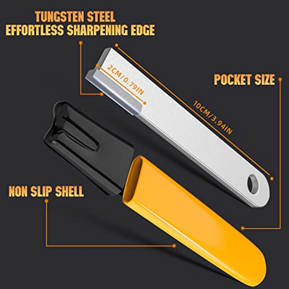 Sharpener For Scissors Axes Pruners Hatchets, Hand Held Knife And