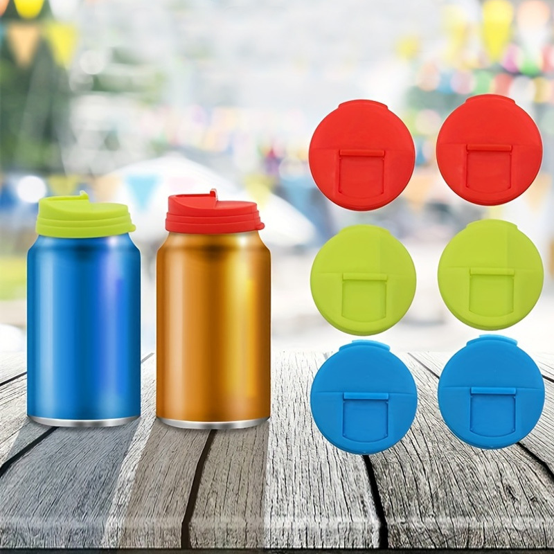 Zoylofg Silicone Soda Can Lids, Beer Can Lids Spill Resistant Food