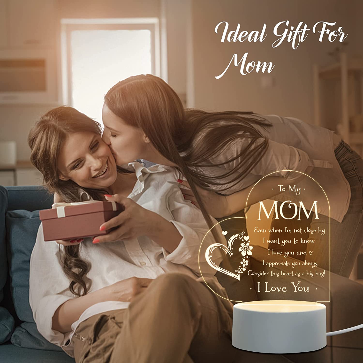 Gifts for Mom from Daughter, Son, Kids - Mothers Day Gifts, Birthday G