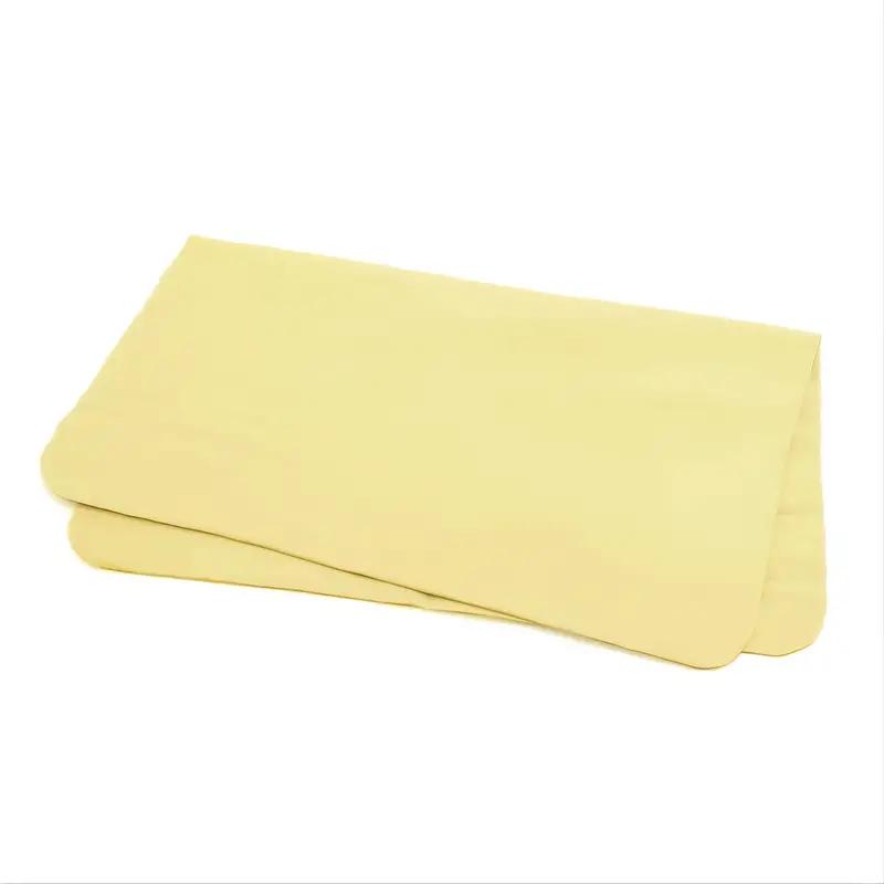 Premium 3D Chamois Cloth for Car , 26”x 17”, Yellow Car Shammy Towel  (Yellow)