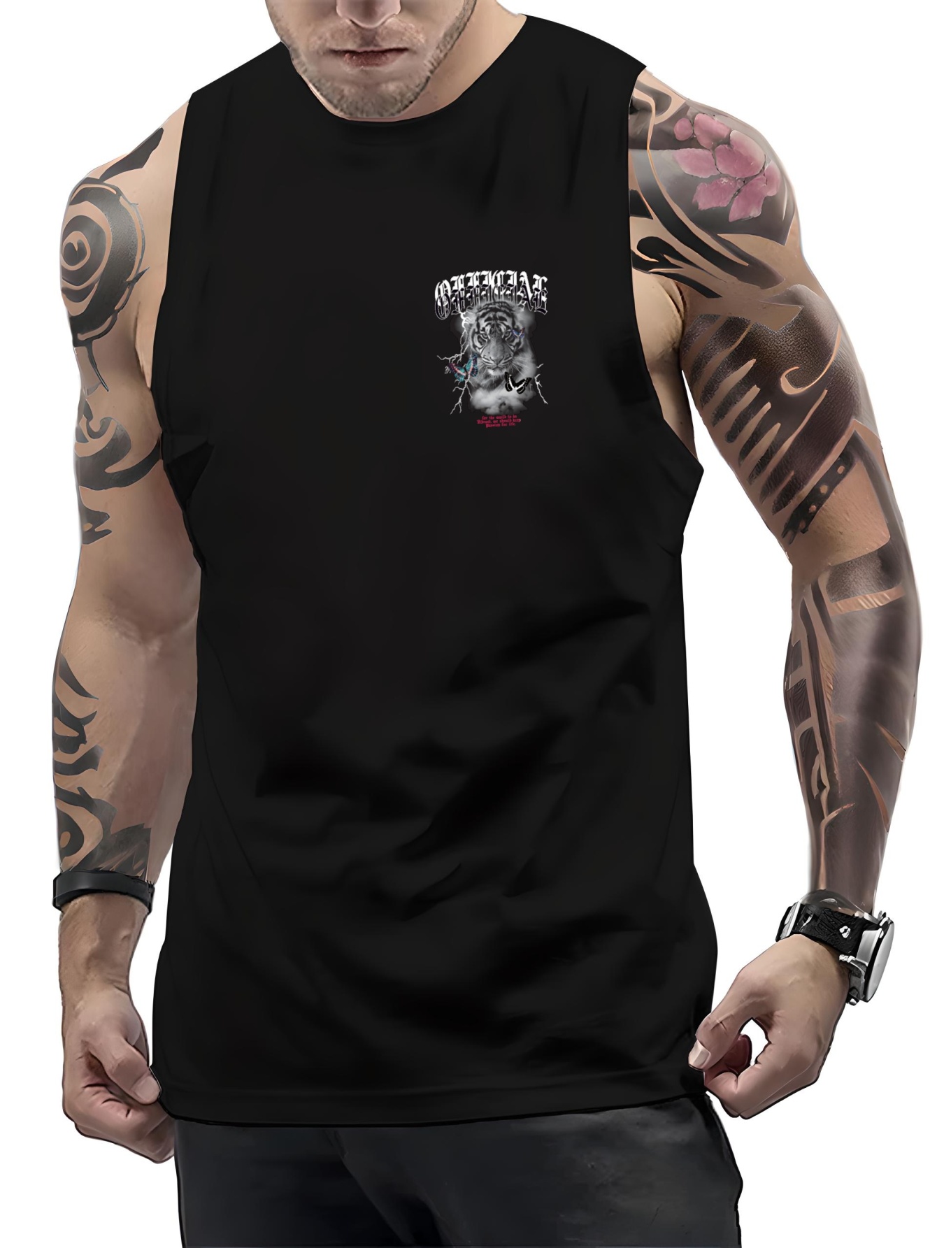 Men S A Shirt Tanks Dry Fit Sleeveless Tank Top Lightweight Active  Undershirts Cartoon Tiger Cubs Print For Workout At The Gym Bodybuilding  And Fitness As Gifts, Find Great Deals Now