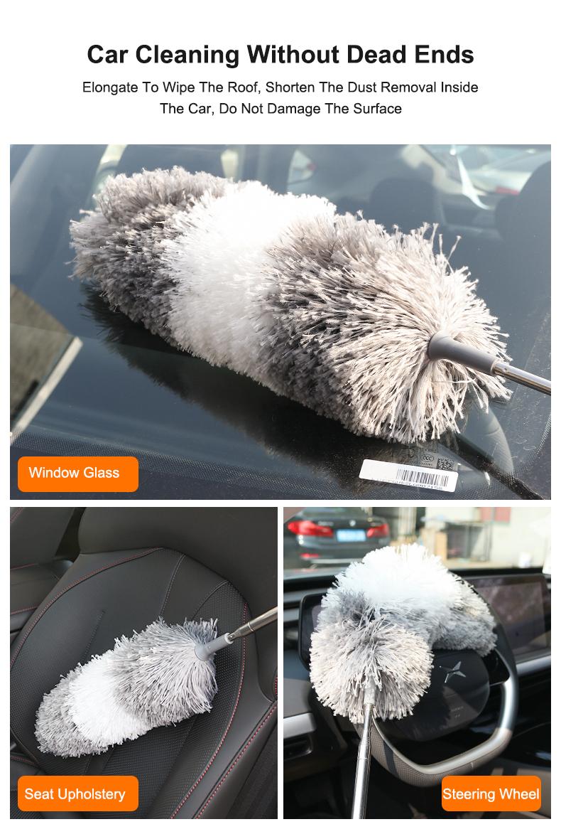 Retractable Microfiber Duster Long Handle Effortless Temu
