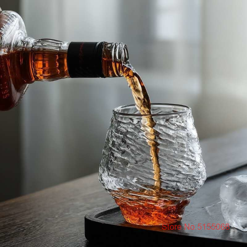 Whisky Glass Square Whisky Glasses Stylish Glassware For - Temu