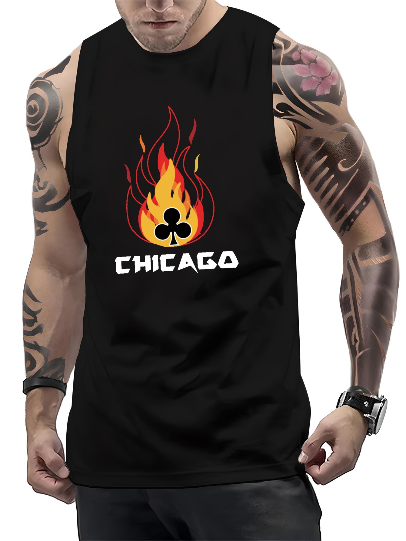 Men's Tank Top for Men - Chicago 