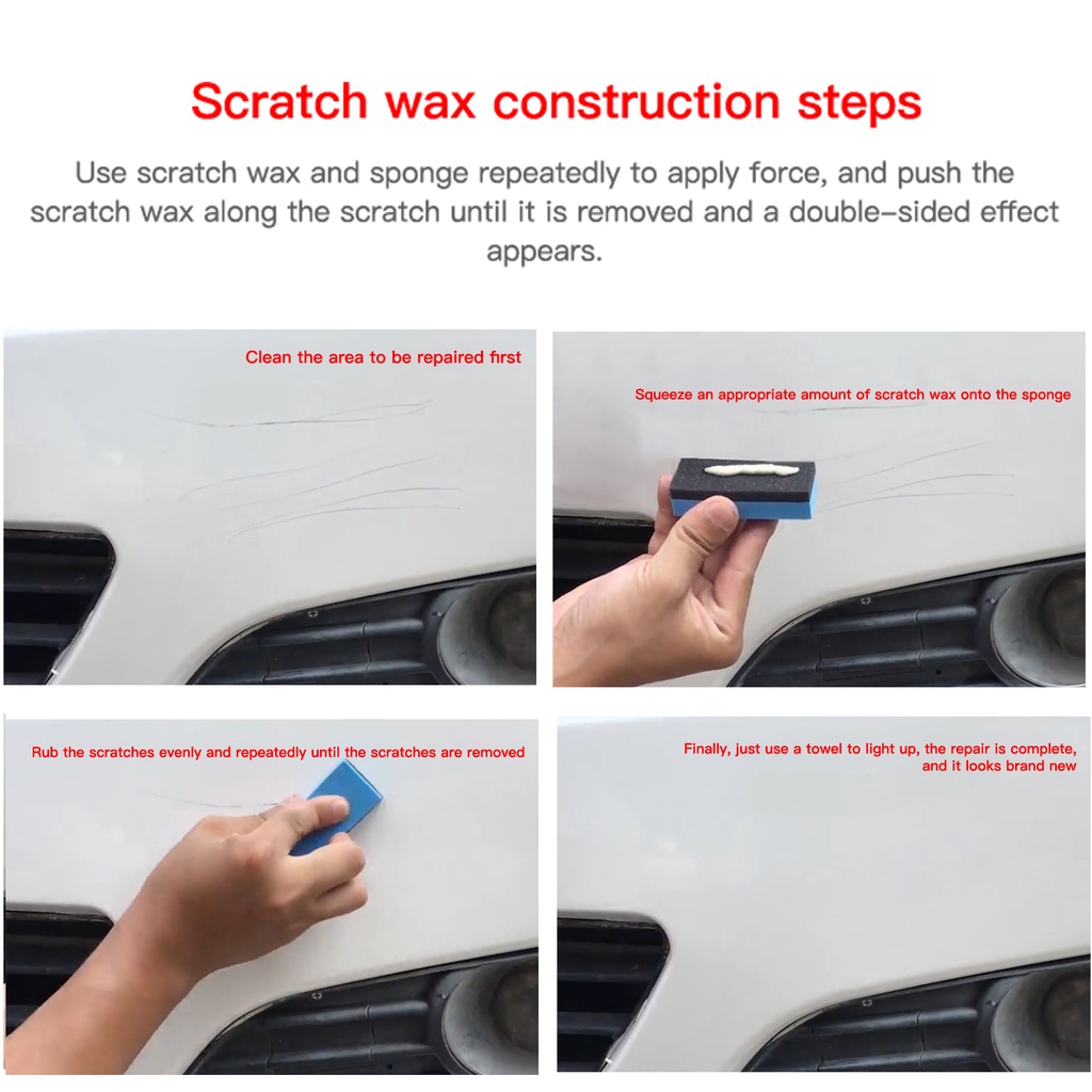 Car Paint To Remove Scratches Scratch Wax Universal Repair Artifact Deep  Scratch Repair Paint Paste Universal Car Paint