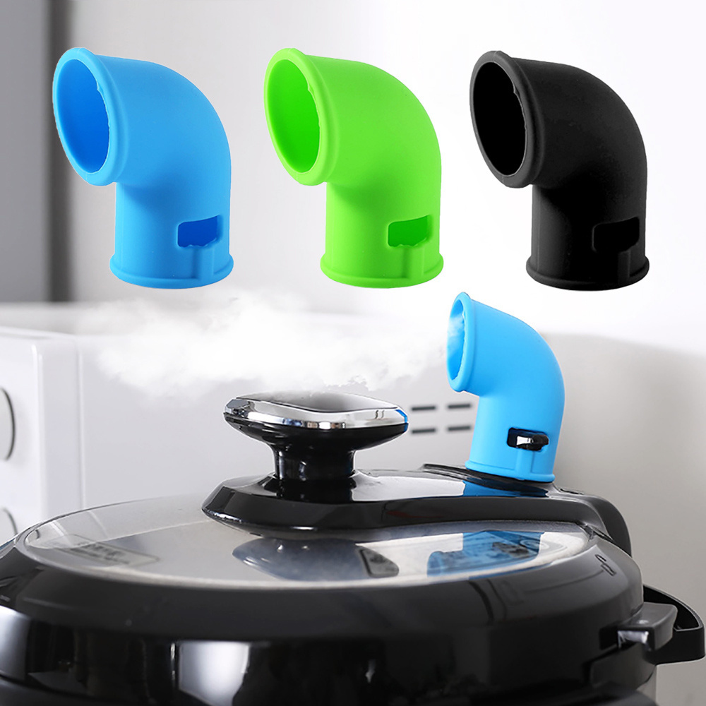 1pc Silicone Steam Release Diverter For Instant Pots, Silicone Pipe, Air  Fryer Accessories (Black/Blue/Green)