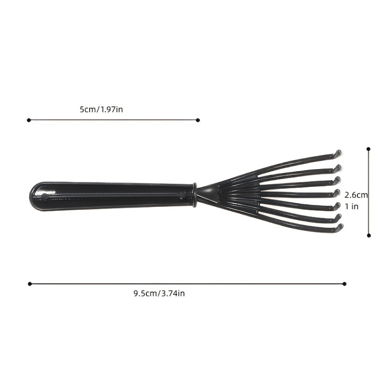 Hair Brush Cleaner Tool,Comb Cleaning hairbrush, for Removing Hair and  Debris, Black