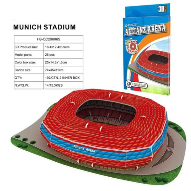 Build Your Own Football Stadium With This Fun 3d Puzzle - Temu