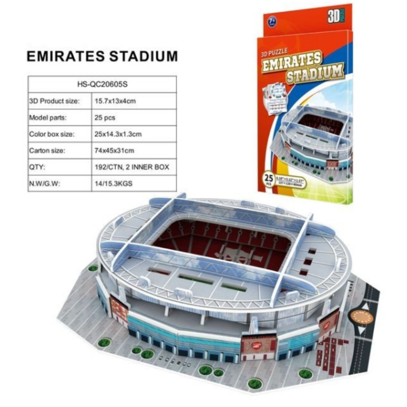Acheter Puzzle de stade de football en papier 3D, stades de football  miniatures à monter soi-même, grands fans de football