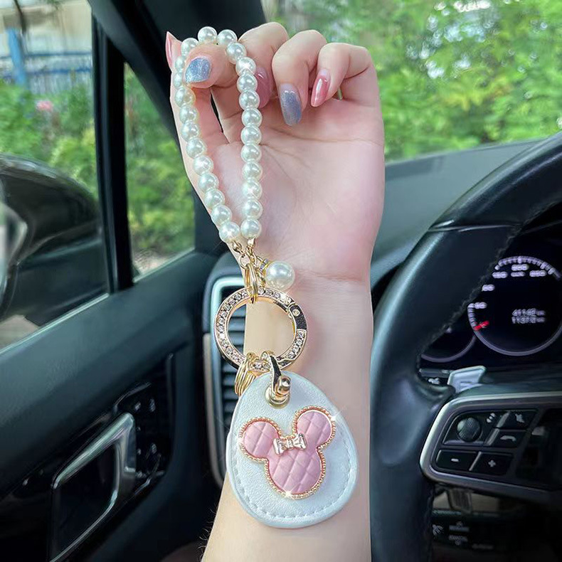 Disney Mickey Mouse Minnie Car Key Chain Pendant Lady Exquisite