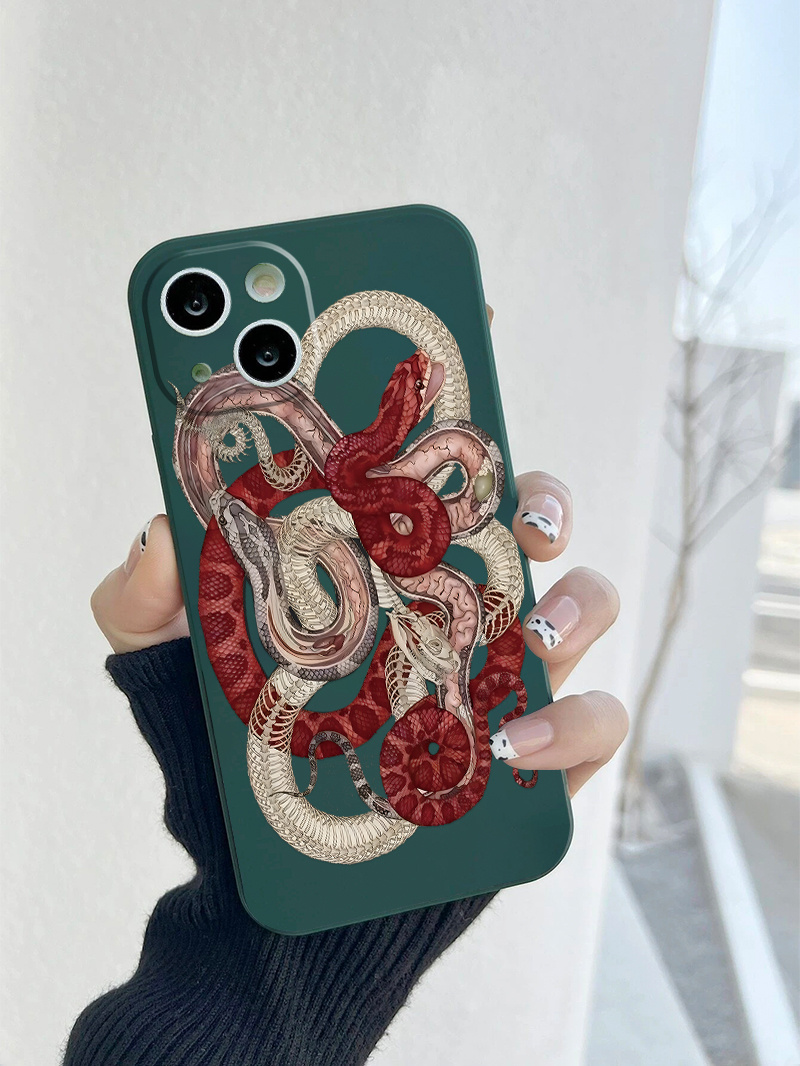 GUCCI SNAKE AND FLOWER iPhone 13 Pro Case Cover