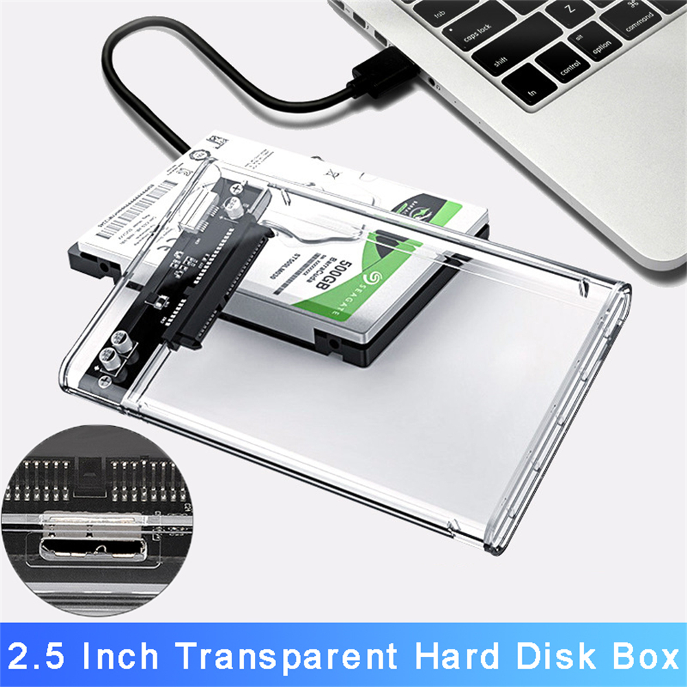 Hard Disk Box Usb 3.0 Sata Hdd Case Shell Hard Drive Disk - Temu