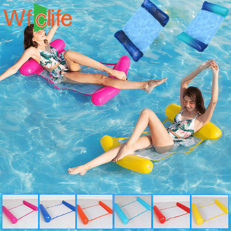 Inflatable Pool Float Adult - Pool Floaties Lounger Floats Rafts Floating  Chair w Adjustable Backrest Cup Holders Water Floaty Pool Lake Lounge  Tanning Float Beach Party Toys Adults Kids(Green)
