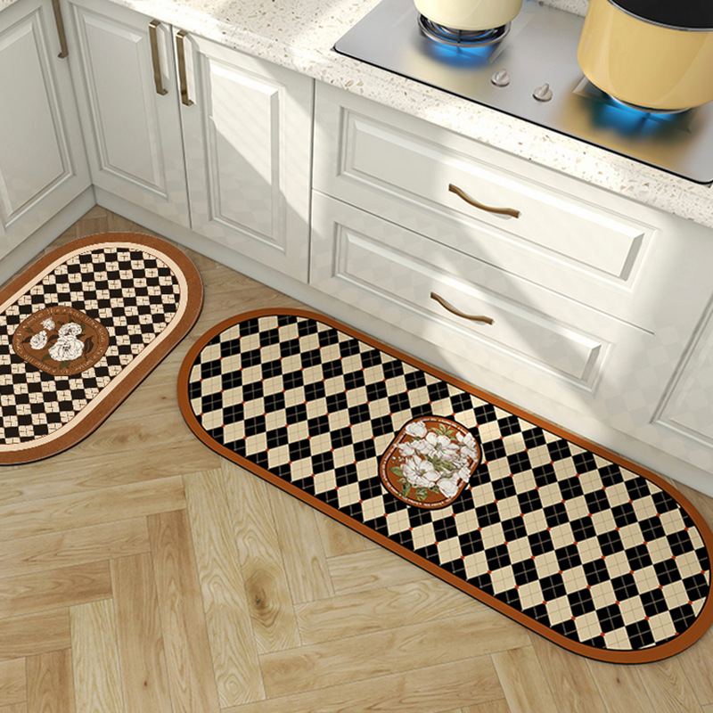 Floral Soft Kitchen Rug Cushioned Anti fatigue Kitchen Rug - Temu