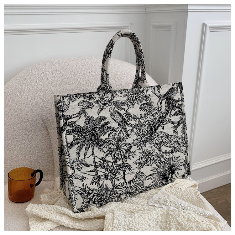 Cloth Bag with Floral Design  TC001 – HomelY Goods online store
