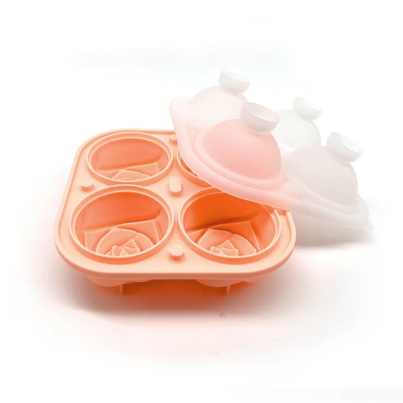 Flexible Silicone Rose Diamond Shape Ice Ball Mold Easy - Temu