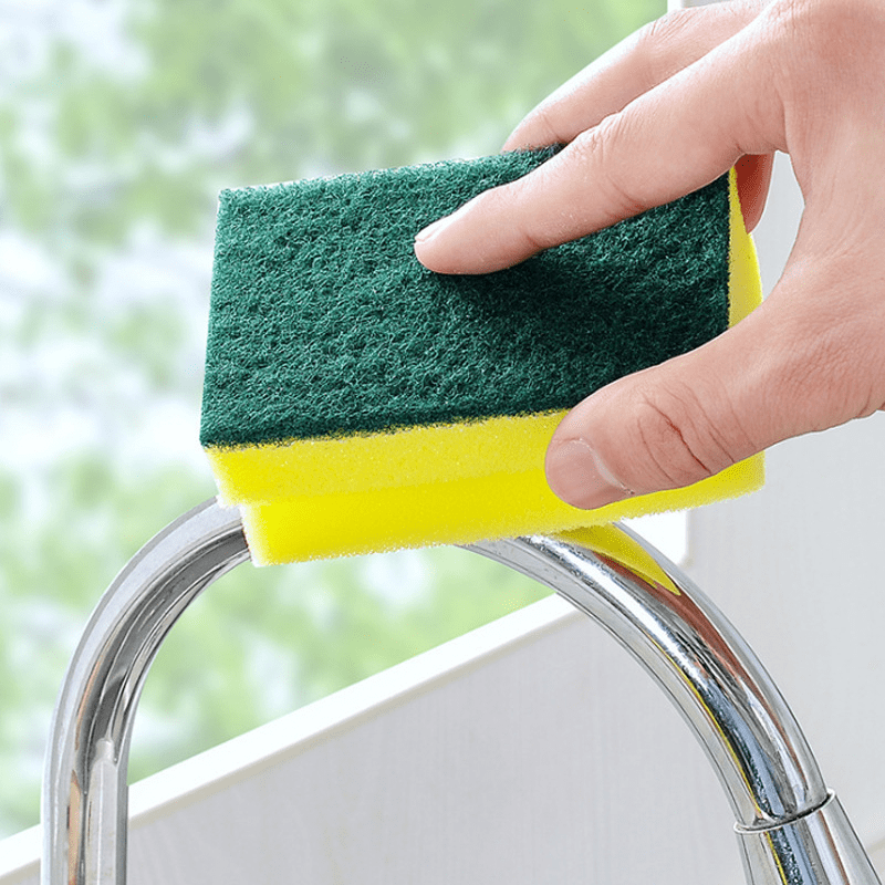 2Pcs Household Kitchen Dish Washing Cleaning Sponge Scrubbing Scouring Pads  